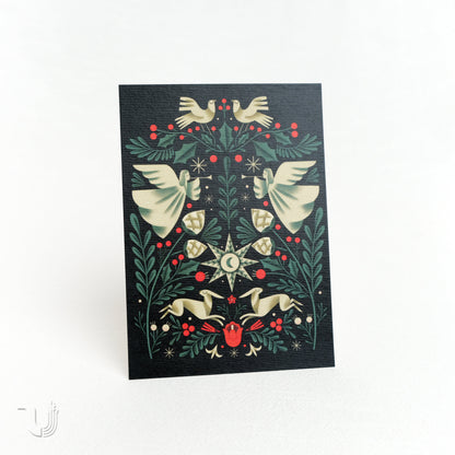 Новорічна листівка «Різдвяна Ніч»