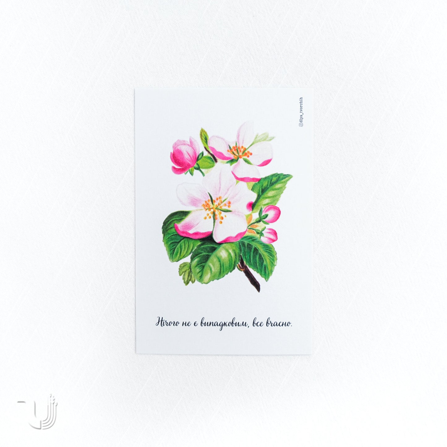 Листівка «Нічого не є випадковим»
